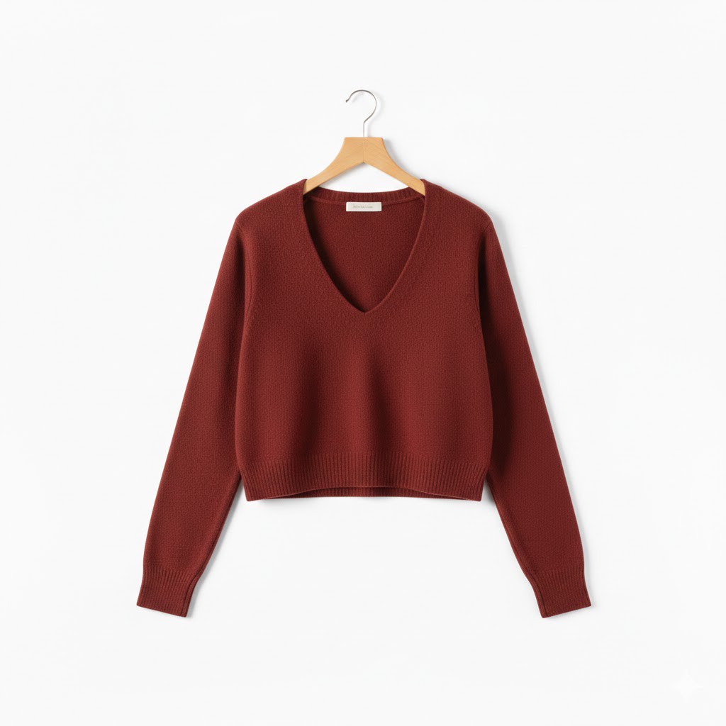 v neck sweater cropped v neck sweater cropped